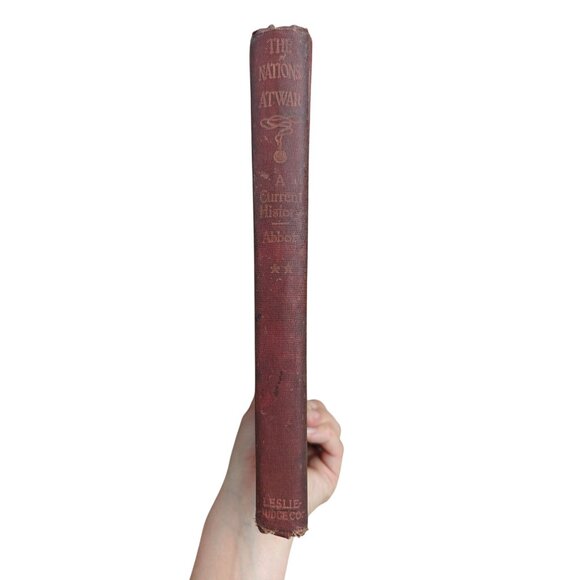 The Nations At War A Current History Willis John Abbot Antique 1917 Hardcover - Picture 3 of 9